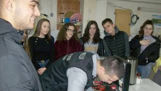 Деветокласници в час по криминалистика в ОДМВР – Ямбол