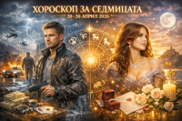 ХОРОСКОП ЗА СЕДМИЦАТА 20 – 26 АПРИЛ  2026