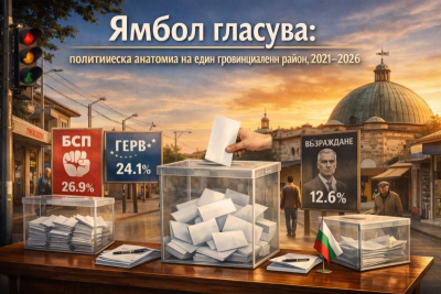 Ямбол гласува: политическа анатомия на един провинциален район, 2021–2026
