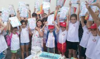 Финално занимание от Лятно училище по плуване 2019