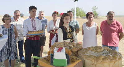 Откриване на жътвената кампания в село Ботево, община Тунджа