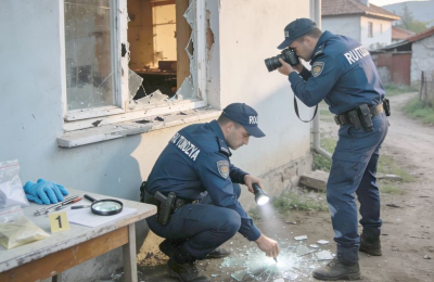 Прникнали, чрез взлом на прозорец