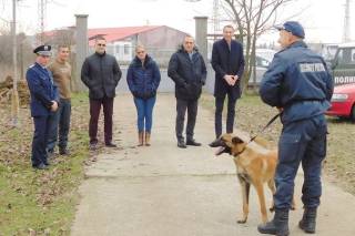 Водачите на служебни кучета при ОДМВР – Ямбол демонстрираха готовност за