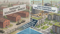 Стартират търгове за имоти в новия комплекс „Христо Смирненски“ (бившите казарми) в Ямбол общо за над 7.5 млн. лева