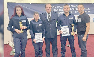Добро представяне на ямболските автоконтрольори на Националния конкурс „Пътен полицай на годината – 2025 г.“